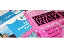 ILM designs have helped to design and print the last two newsletters and also a new brochure which lists all the fundraising events for the Hospice.
