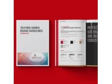 Brand Guidelines design for Telford Homes by Laban Brown Design based in Essex