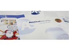 Amthal Security is based in St Albans and offers an inclusive range of security services. Over time ILM designs have produced various NCR logbooks, security labels, brochures and a fully illustrated Christmas card.